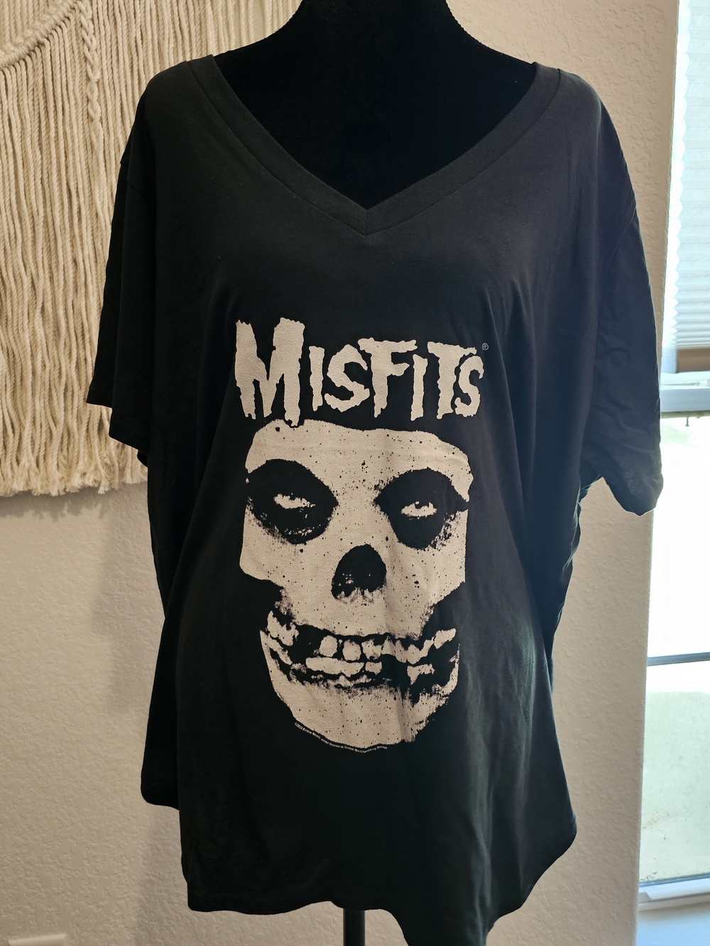 Misfits Black Graphic Band Tee
